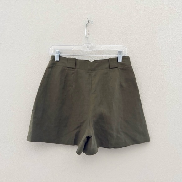 Tuckernuck Short Set Steele Shirt Army Green Linen Cotton shirt M shorts L - Picture 11 of 12